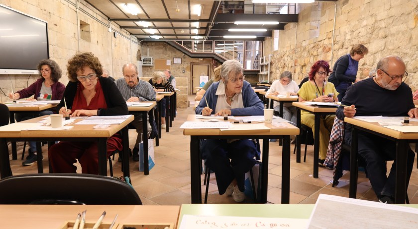 Aguilar de Campoo, Santa María la Real, Fundación Santa María la Real, caligrafía medieval, música medieval, talleres Aguilar de Campoo, cursos de verano Aguilar de Campoo, monasterio Santa María la Real, Saint Gall, románico palentino, turismo cultural Palencia