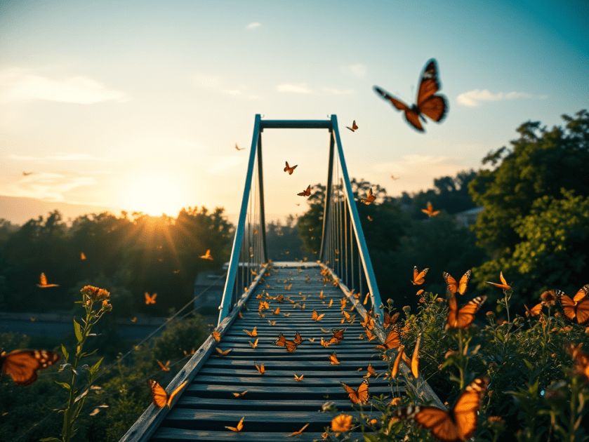EL PUENTE DONDE HABITAN LAS MARIPOSAS Nazareth Castellanos