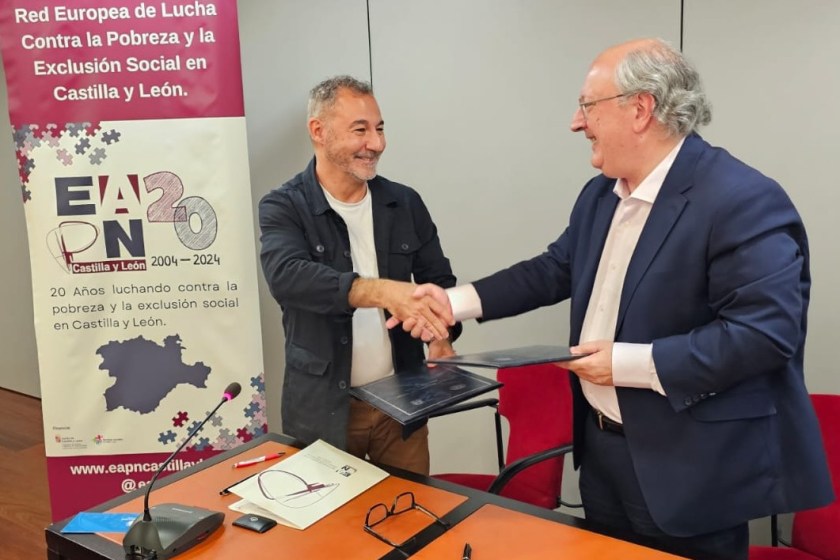 El CESCYL y EAPN Castilla y León suscriben un protocolo de cuatro años para reforzar el análisis de la pobreza, incorporar el Informe AROPE al órgano consultivo y desarrollar investigación conjunta.