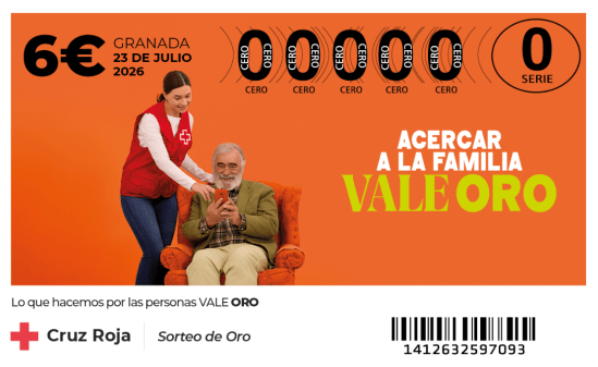 Cruz Roja lanza el Sorteo de Oro 2026 con más de 7 millones en premios y nuevos boletos protagonizados por voluntariado.