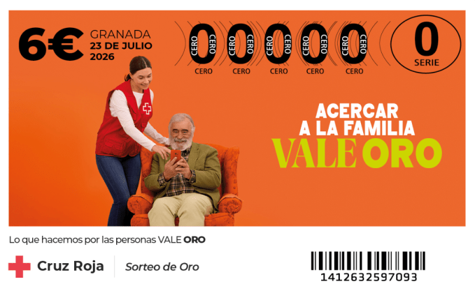 Cruz Roja lanza el Sorteo de Oro 2026 con más de 7 millones en premios y nuevos boletos protagonizados por voluntariado.