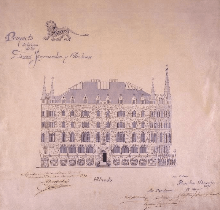 El Archivo Fundos exhibirá planos y documentos de Casa Botines en una visita guiada gratuita el 9 de junio.