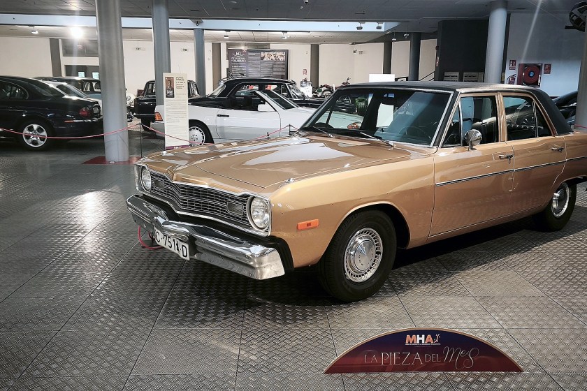 El Museo de Automoción de Salamanca dedica septiembre a un Dodge Dart Custom de 1974 procedente de Canarias y vinculado a la historia de la marca.