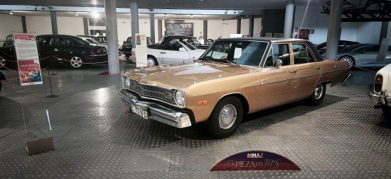El Museo de Automoción de Salamanca dedica septiembre a un Dodge Dart Custom de 1974 procedente de Canarias y vinculado a la historia de la marca.